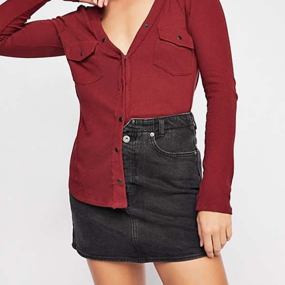 Free people Starlight Henley top - Picture 2 of 4